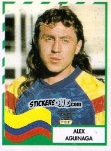 Sticker Alex Aguinaga - Copa América 1995 - Mundicromo