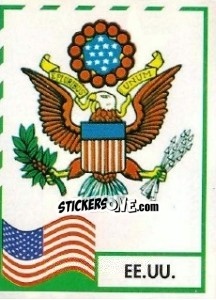 Sticker Escudo - Copa América 1995 n. 121 - Mundicromo