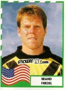 Cromo Brad Friedel - Copa América 1995 - Mundicromo