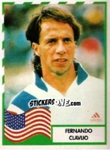 Sticker Fernando Clavijo - Copa América 1995 - Mundicromo