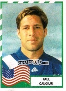 Sticker Paul Caligiuri - Copa América 1995 - Mundicromo