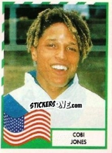 Cromo Cobi Jones - Copa América 1995 - Mundicromo