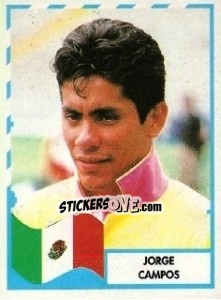 Cromo Jorge Campos - Copa América 1995 - Mundicromo