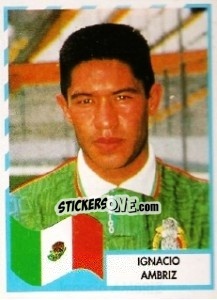 Figurina Ignacio Ambriz - Copa América 1995 n. 144 - Mundicromo