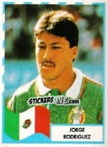 Cromo Jorge Rodriguez - Copa América 1995 - Mundicromo