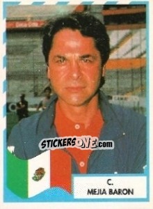 Sticker C. Mejia Baron - Copa América 1995 - Mundicromo