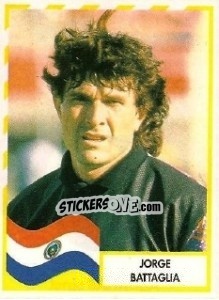 Sticker Jorge Battaglia - Copa América 1995 - Mundicromo