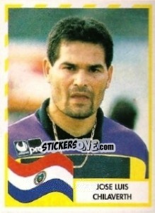 Figurina Jose Luis Chilavert - Copa América 1995 - Mundicromo