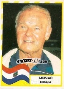 Sticker Ladislao Kubala - Copa América 1995 - Mundicromo