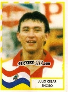 Sticker Julio Cesar Enciso - Copa América 1995 - Mundicromo