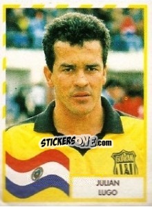Cromo Julian Lugo - Copa América 1995 - Mundicromo
