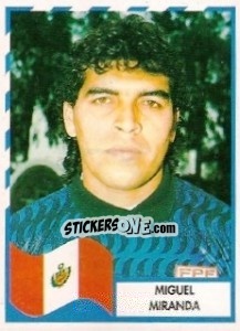 Cromo Miguel Miranda - Copa América 1995 - Mundicromo