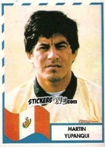 Sticker Martin Yupanqui - Copa América 1995 - Mundicromo