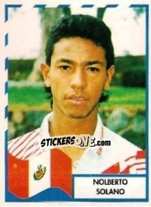 Figurina Nolberto Solano - Copa América 1995 - Mundicromo