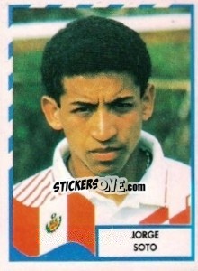 Sticker Jorge Soto - Copa América 1995 - Mundicromo