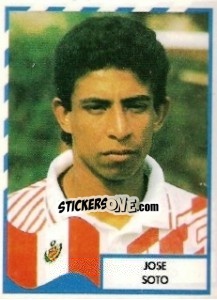 Cromo Jose Soto - Copa América 1995 - Mundicromo