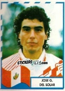 Sticker Jose G. Del Solar - Copa América 1995 n. 195 - Mundicromo