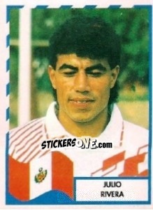 Cromo Julio Rivera - Copa América 1995 - Mundicromo