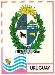 Cromo Escudo - Copa América 1995 - Mundicromo