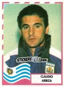 Cromo Claudio Arbiza - Copa América 1995 - Mundicromo