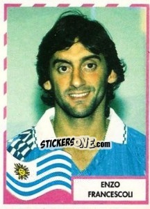 Sticker Enzo Francescoli - Copa América 1995 - Mundicromo