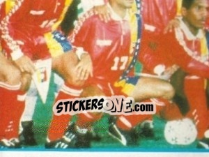 Sticker Equipo (puzzle 5) - Copa América 1995 - Mundicromo