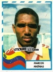 Sticker Marcos Mathias - Copa América 1995 - Mundicromo