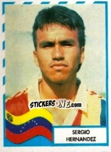 Cromo Sergio Hernandez - Copa América 1995 - Mundicromo