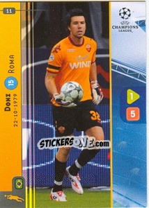 Sticker Doni - UEFA Champions League 2008-2009. Trading Cards Game n. 11 - Panini