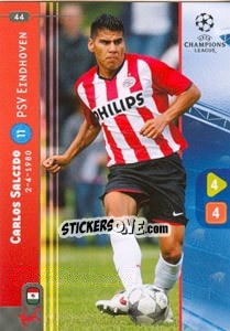Figurina Carlos Salcido - UEFA Champions League 2008-2009. Trading Cards Game - Panini