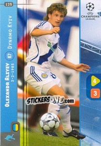 Figurina Oleksandr Aliyev - UEFA Champions League 2008-2009. Trading Cards Game - Panini