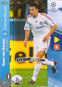 Sticker Mark van Bommel - UEFA Champions League 2008-2009. Trading Cards Game n. 130 - Panini