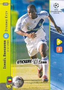 Sticker Ismaël Bangoura - UEFA Champions League 2008-2009. Trading Cards Game - Panini