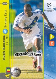 Sticker Ismaël Bangoura - UEFA Champions League 2008-2009. Trading Cards Game n. 150 - Panini