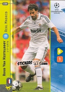 Cromo Ruud van Nistelrooy - UEFA Champions League 2008-2009. Trading Cards Game - Panini