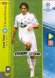 Figurina Luca Toni - UEFA Champions League 2008-2009. Trading Cards Game - Panini