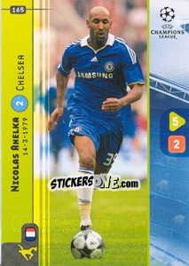 Sticker Nicolas Anelka - UEFA Champions League 2008-2009. Trading Cards Game n. 165 - Panini