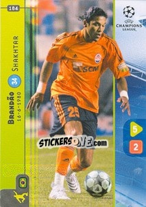 Sticker Brandão - UEFA Champions League 2008-2009. Trading Cards Game n. 184 - Panini