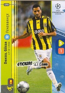 Sticker Daniel Güiza - UEFA Champions League 2008-2009. Trading Cards Game n. 190 - Panini