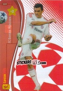 Figurina Lucio - UEFA Champions League 2008-2009. Trading Cards Game - Panini
