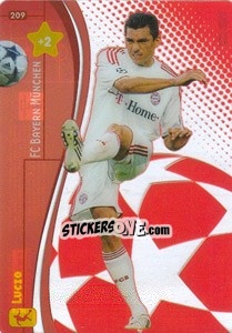 Cromo Lucio - UEFA Champions League 2008-2009. Trading Cards Game - Panini