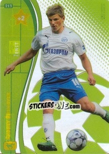 Sticker Andrey Arshavin - UEFA Champions League 2008-2009. Trading Cards Game n. 213 - Panini