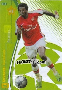 Sticker Emmanuel Adebayor - UEFA Champions League 2008-2009. Trading Cards Game n. 218 - Panini