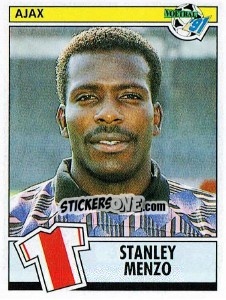 Sticker Stanley Menzo - Voetbal 1990-1991 - Panini