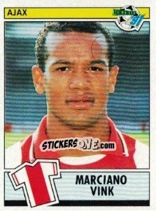 Sticker Marciano Vink - Voetbal 1990-1991 - Panini