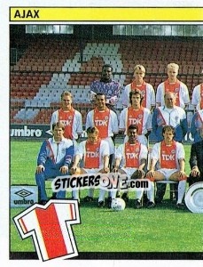 Sticker Elftal (puzzle 1) - Voetbal 1990-1991 n. 7 - Panini
