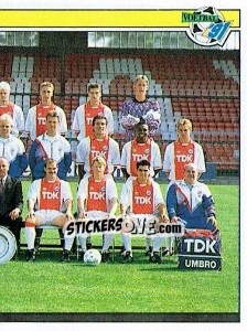 Sticker Elftal (puzzle 2) - Voetbal 1990-1991 n. 8 - Panini