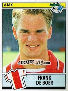 Figurina Frank de Boer - Voetbal 1990-1991 n. 9 - Panini
