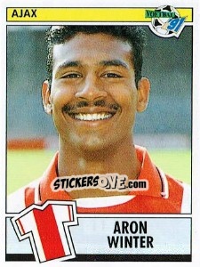 Sticker Aron Winter - Voetbal 1990-1991 - Panini