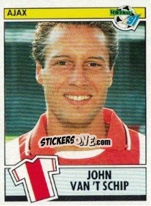 Figurina John van 't Schip - Voetbal 1990-1991 - Panini